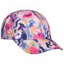 Soft Flower Print Cap by Seeberger flieder