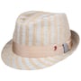 Classic Fusion Trilby Leinenhut by Alfonso D’Este blau-beige
