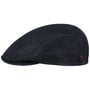 Jhon Perf Leather Flatcap by Alfonso D’Este dunkelblau