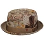 Identity Pork Pie Baumwollhut by Alfonso D’Este braun-beige