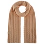 Merinoschal mit Zopfmuster by Gebeana beige