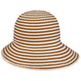 Twotone Braids Stoffhut by bedacht beige