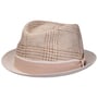 Garona Check Player Leinenhut by Lierys beige