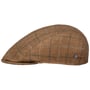 Larkmont Silk Flatcap by Lierys braun-meliert