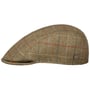 Larkmont Silk Flatcap by Lierys oliv-meliert