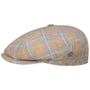 Calberton Leinen Flatcap by Lierys beige-blau