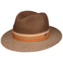Brown Bogart Strohhut by Lipodo braun
