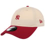 9Twenty Twotone Mini NY Logo Cap by New Era cremeweiß