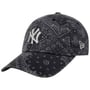 Washed Paisley Yankees Cap by New Era grau-schwarz