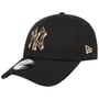9Forty NY Yankees Camo Logo Cap by New Era schwarz