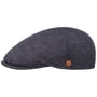 Sidney Fine Stripes Flatcap by Mayser dunkelblau
