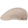 Cotton Summer Stripes Flatcap by Mayser beige-braun