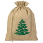 Geschenkbeutel Christmas Tree 30 cm x 40 cm natur