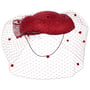 Denica Pillbox-Hut by Lierys bordeaux