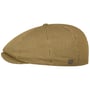 Brood Cotton Houndstooth Flatcap by Brixton dunkelbeige