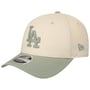 9Forty Dodgers Side Script Cap by New Era cremeweiß