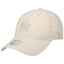 9Twenty WMNS Midi Linen Yankees Cap by New Era cremeweiß