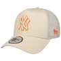 Outline EF NEYYAN Trucker Cap by New Era beige