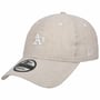 9Twenty Seersucker Athletics Cap by New Era beige