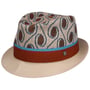 Benita Dots Trilby Stoffhut by Lierys beige-blau
