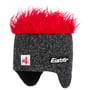 Cocker Skipool Ski Austria Mütze by Eisbär anthrazit-rot