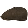 Hatteras Elmdale Virgin Wool Flatcap by Stetson braun-meliert