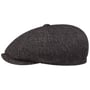 Hatteras Elmdale Virgin Wool Flatcap by Stetson grau-meliert