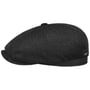 Hatteras Baby Camel Flatcap by Stetson anthrazit-meliert