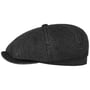 Hatteras Black Denim Flatcap by Stetson schwarz