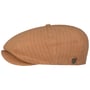 Brood Pinstripe Flatcap by Brixton braun