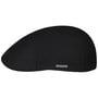 Texas Wool Cashmere Flatcap by Stetson schwarz