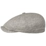 Hatteras Harton Sustainable Flatcap by Stetson weiß-grau