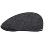 Kent Boiled Wool Flatcap by Stetson dunkelgrau