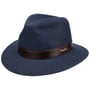 Waxed Denim Traveller Outdoorhut by Stetson blau-meliert