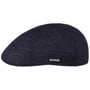 Texas Jersey Virgin Wool Flatcap by Stetson dunkelblau