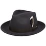 Darona Fedora Wollhut by Stetson dunkelgrau