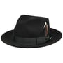 Caldren Fedora Hårfilthat by Stetson sort