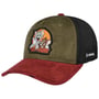 Tom & Jerry Faux Suede Cap by Capslab bordeaux-oliv