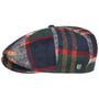Brood Colour Check Flat Cap by Brixton farverig