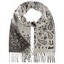 Soft Paisley Halstørklæde med Frynser by Fraas antracit-grå