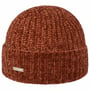 Chenille Umschlagmütze by Seeberger braun