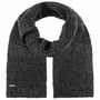 Chenille Strikket Skjerf by Seeberger svart