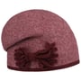 Tweed Pattern Headsock Walkmütze by Seeberger bordeaux