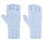 Alova Soft Fingerless Handschuhe by Seeberger hellblau