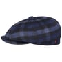 Kyoto Essential Check Flatcap by Alfonso D’Este schwarz-blau