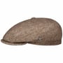 Wool Stripe Flatcap mit Kaschmir by Lierys beige