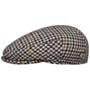 Classic Houndstooth Flat Cap by Lierys beige-blå