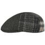 6 Panel Patchwork Flat Cap by Lipodo grå