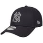 9Forty Yankees Metallic Outline Cap by New Era schwarz