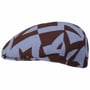 Superfan 504 Flat Cap by Kangol brun-blå